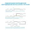 Светодиодная влагозащищенная лента Apeyron 14,4W/m 60LED/m 5050SMD холодный белый/теплый белый 5M 00-117