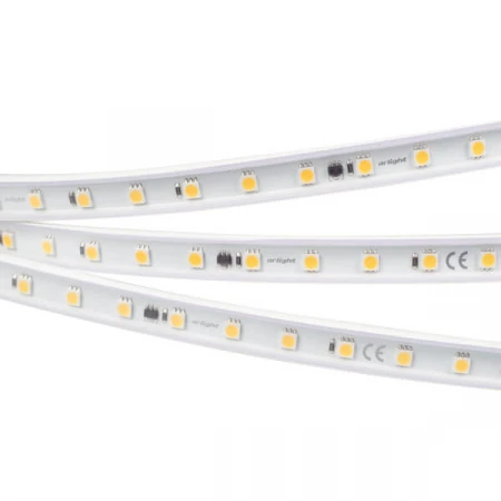 Светодиодная влагозащищенная лента Arlight 8W/m 54LED/m 5060SMD холодный белый 10M 029403(2)