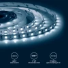 Светодиодная лента Apeyron 14,4W/m 60LED/m 5050SMD холодный белый 5M 00-15 Светодиодная лента Apeyron 14,4W/m 60LED/m 5050SMD холодный белый 5M 00-15