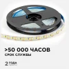 Светодиодная лента OGM 14,4W/m 180LED/m 2835SMD холодный белый 5M LSE-264 Светодиодная лента OGM 14,4W/m 180LED/m 2835SMD холодный белый 5M LSE-264