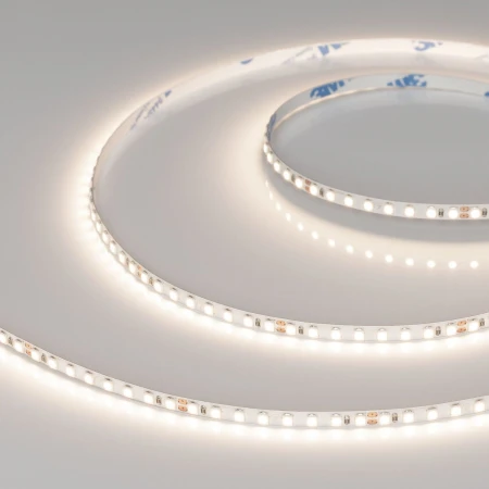 Светодиодная лента Arlight 9,6W/m 160LED/m 2835SMD теплый белый 5M RT-A160-5mm 24V Warm3500 037807
