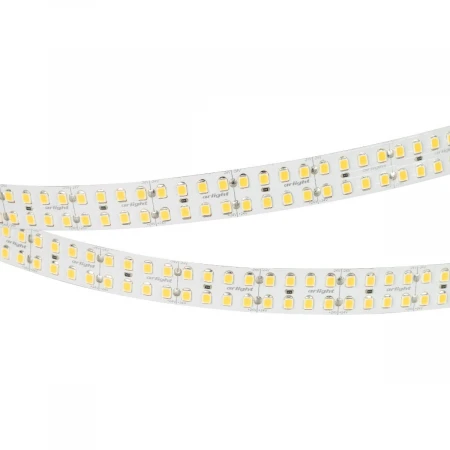 Светодиодная лента Arlight 24W/m 220LED/m 2835SMD теплый белый 5M RT-A320-15mm 24V Warm3000 CRI98 032613(2)
