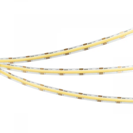 Светодиодная лента герметичная Arlight 7W/m 378LED/m CSPSMD теплый белый 5М SPI-COB-PS-X378-14mm 24V 041742