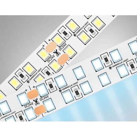 Светодиодная лента Ambrella Light 24W/m 240LED/m 2835SMD холодный белый 5M GS3703