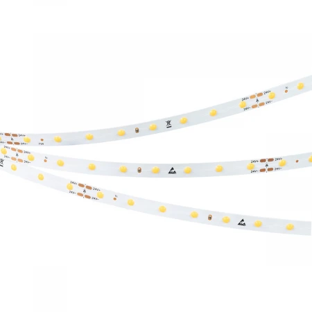 Светодиодная лента Arlight 5W/m 64Led/m DOT теплый белый 5M DOT-X64-8mm 24V Warm3000 040233