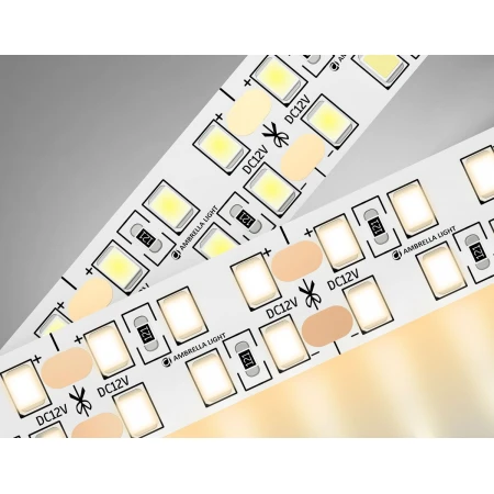 Светодиодная лента Ambrella Light 24W/m 240LED/m 2835SMD теплый белый 5M GS1701