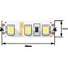 Светодиодная лента SWG 12W/m 120Led/m 2835SMD холодный белый 5M SWG2120-12-12-W-М 009238