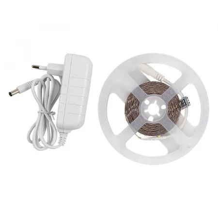 Лента светодиодная General GLS-2835-60-4.8-12-IP20-PRO-6-3-KIT готовый комплект 3м с адаптером