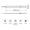 Светодиодная влагозащищенная лента Gauss 7,2W/m 30LED/m 5050SMD холодный белый 5M 356000307 Светодиодная влагозащищенная лента Gauss 7,2W/m 30LED/m 5050SMD холодный белый 5M 356000307