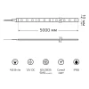 Светодиодная влагозащищенная лента Gauss 4,8W/m 60LED/m 2835SMD синий 5M 356000505 Светодиодная влагозащищенная лента Gauss 4,8W/m 60LED/m 2835SMD синий 5M 356000505