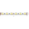 Светодиодная лента SWG 14,4W/m 60LED/m 5050SMD теплый/ холодный белый 5M 003611