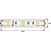 Светодиодная влагозащищенная лента DesignLed 14,4W/m 60LED/m 5050SMD теплый белый 5M 000519 Светодиодная влагозащищенная лента DesignLed 14,4W/m 60LED/m 5050SMD теплый белый 5M 000519