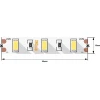 Светодиодная лента SWG 12W/m 60LED/m 5630SMD холодный белый 5M 001688 Светодиодная лента SWG 12W/m 60LED/m 5630SMD холодный белый 5M 001688