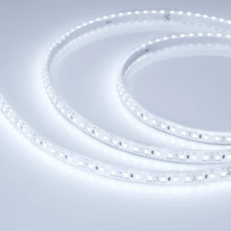 Светодиодная влагозащищенная лента Arlight 16,8W/m 120LED/m 2835SMD холодный белый 5M 029595(2)