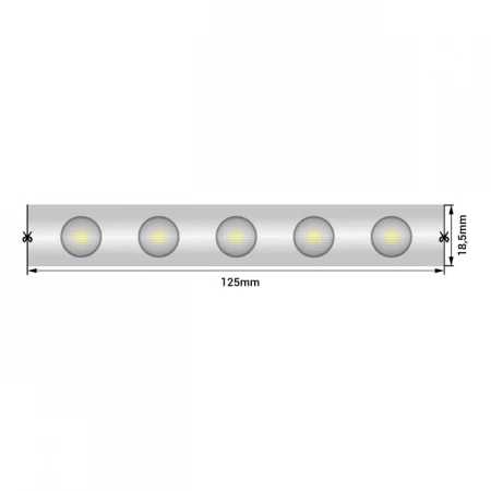Светодиодная влагозащищенная лента SWG 18W/m 48LED/m 2835SMD теплый белый 5M SWG-248-24-WW20/45-67 008217