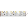 Светодиодная лента SWG 28,8W/m 120Led/m 5050SMD RGB/теплый белый 5M SWG5120-24-28.8-RGBWW-М 009256