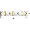 Светодиодная лента SWG 12W/m  60Led/m 5630SMD дневной белый 5M SWG660-12-12-NW-M 009275