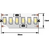 Светодиодная лента SWG 24W/m 240Led/m 3014SMD теплый белый 5M SWG4240-12-24-WW-M 009470