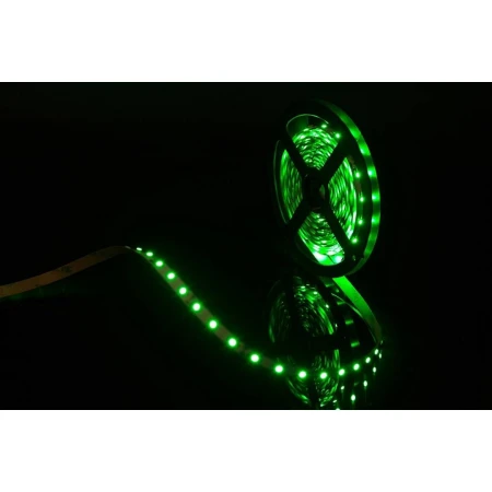 Светодиодная лента SWG 4,8W/m  60Led/m 3528SMD зеленый 5M SWG360-12-4.8-G-М 009468