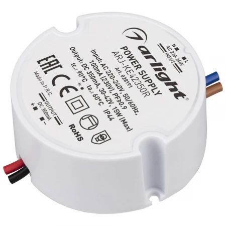 Драйвер Arlight ARJ-KE42350R 30-42V 15W IP44 0,35A 028191