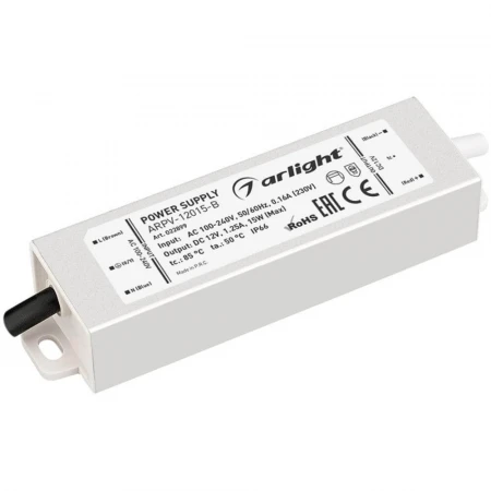 Блок питания Arlight ARPV-15-B 12V 15W IP67 1,25A 022899