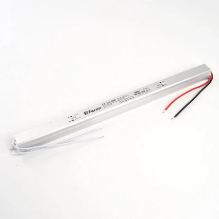 Блок питания для светодиодной ленты Feron LB001 12V 72W IP20 6A 48015