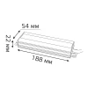 Блок питания Gauss 150W 24V IP66 202022150 Блок питания Gauss 150W 24V IP66 202022150
