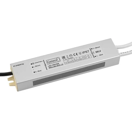 Драйвер светодиодный General GDLI-60-IP67-12