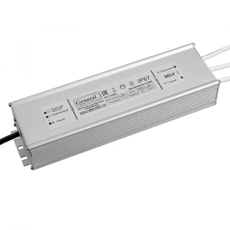 Драйвер светодиодный General GDLI-200-IP67-24
