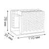 Блок питания Gauss 75W 24V IP20 202002075 Блок питания Gauss 75W 24V IP20 202002075