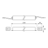 Блок питания Gauss 40W 12V IP67 BT522 Блок питания Gauss 40W 12V IP67 BT522