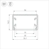 Профиль Arlight PLS-LOCK-H16-SMT-2000 ANOD BLACK (Arlight, Алюминий) 033295 Профиль Arlight PLS-LOCK-H16-SMT-2000 ANOD BLACK (Arlight, Алюминий) 033295