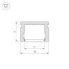 Профиль Arlight PIK-1007-2000 ANOD 023856