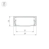 Профиль Arlight ARH-Wide-W39-2000 Anod 030982
