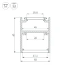 Профиль Arlight SL-ARC-5060-Line-2500 Black 029266 Профиль Arlight SL-ARC-5060-Line-2500 Black 029266