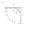 Профиль Arlight SL-KANT-H16-3000 ANOD 036041 Профиль Arlight SL-KANT-H16-3000 ANOD 036041