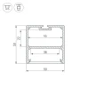 Профиль Arlight SL-Line-5050-3000 Black 036255