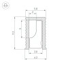Профиль Arlight SL-Mini-6-H9-2000 Anod Olive Grey 038203