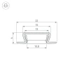 Встраиваемый профиль Arlight MIC-FS-2000 Anod Black 040019 Встраиваемый профиль Arlight MIC-FS-2000 Anod Black 040019