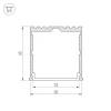 Профиль Arlight ARH-POWER-W35-2000 ANOD 016138