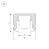 Профиль Arlight ARH-MINI5-2000 ANOD 018827