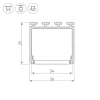Профиль Arlight PLS-LOCK-H25-2000 ANOD 016386