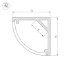 Профиль Arlight SL-KANT-H16-2000 ANOD 023723 Профиль Arlight SL-KANT-H16-2000 ANOD 023723