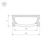 Профиль Arlight TM-2000 (CT) 016939 Профиль Arlight TM-2000 (CT) 016939