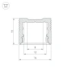 Профиль Arlight SL-Slim-H13M-2000 White 037108 Профиль Arlight SL-Slim-H13M-2000 White 037108