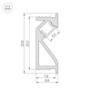 Профиль Arlight SL-BEVEL-2000 ANOD0 031120(1)
