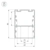 Профиль Arlight ARH-LINE-6085-2000 BLACK 018681 Профиль Arlight ARH-LINE-6085-2000 BLACK 018681