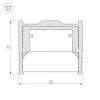 Профиль Arlight WPH-Floor22-2000 ANOD 023291