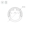 Профиль Arlight Round-D10.5-2000 Anod 029088 Профиль Arlight Round-D10.5-2000 Anod 029088
