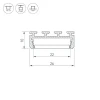 Профиль Arlight PLS-LOCK-2000 ANOD 016397 Профиль Arlight PLS-LOCK-2000 ANOD 016397